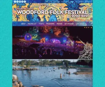 Woodfordfolkfestival.com(Woodford Folk Festival) Screenshot