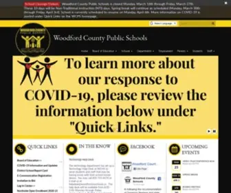 Woodfordschools.org(Woodford County Schools) Screenshot