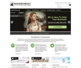Woodforest.com(Woodforest National Bank) Screenshot