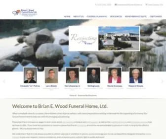 Woodfuneralhome.ca(Wood Funeral Home) Screenshot