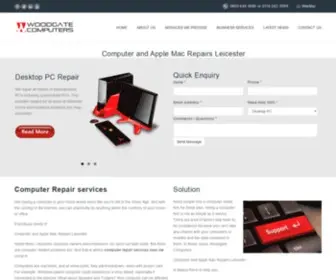 Woodgatecomputers.com(Computer and Apple Mac Repairs) Screenshot
