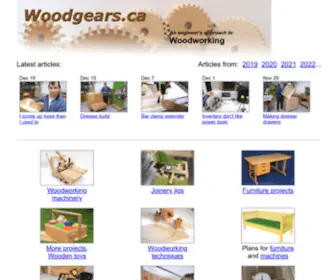 Woodgears.ca(Woodworking for engineers) Screenshot