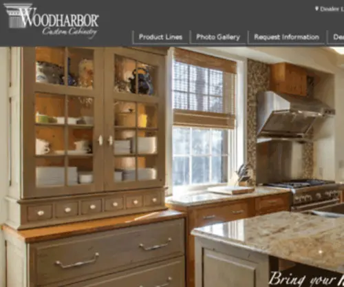 Woodharbor.com(Woodharbor Custom Cabinetry) Screenshot