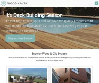 Woodhavenproducts.com(Wood Haven) Screenshot