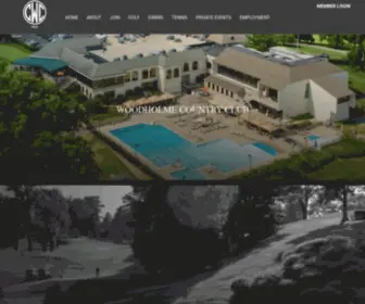 Woodholme.org(Woodholme Country Club) Screenshot