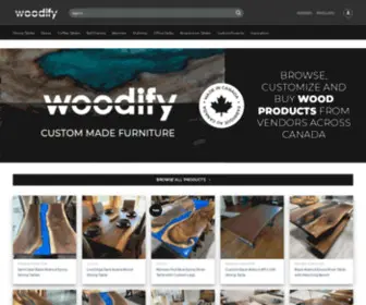 Woodify.ca(Woodify Canada) Screenshot