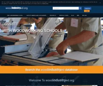 Woodindustryed.org(Woodworking Schools and Training Information) Screenshot