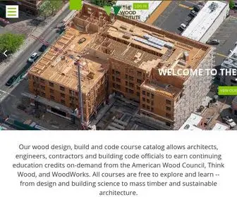 Woodinstitute.org(THE WOOD INSTITUTE) Screenshot