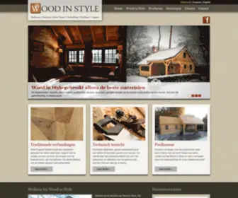 Woodinstyle.be(Wood in Style) Screenshot