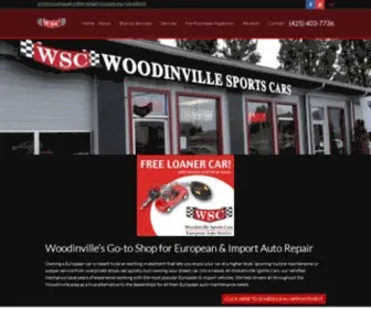 Woodinvillesportscars.com(European Auto Repair) Screenshot