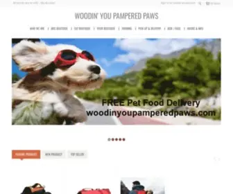 Woodinyoupamperedpaws.com(WOODIN' YOU PAMPERED PAWS) Screenshot