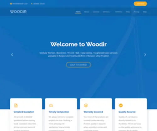 Woodir.com(Modular Kitchen in Kanpur) Screenshot