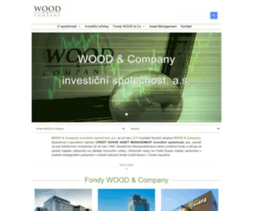 Woodis.cz(WOOD & Company investiční společnost a.s) Screenshot