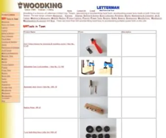 Woodking.com(Woodworking hand tools and power tools) Screenshot