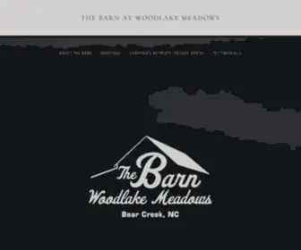 Woodlakemeadows.com(The Barn at Woodlake Meadows) Screenshot