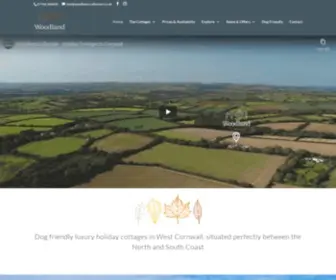 Woodland-Collection.co.uk(Luxury Holiday Cottages Cornwall) Screenshot