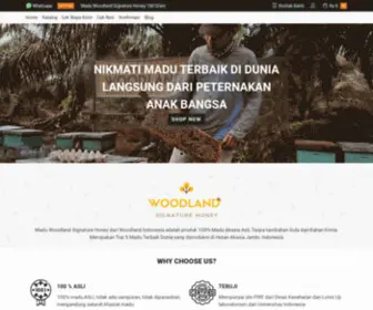 Woodlandhoney.id(Produsen Madu Murni Akasia Asli Jambi) Screenshot