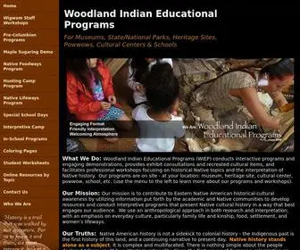 Woodlandindianedu.com(Woodland Indian Educational Programs) Screenshot