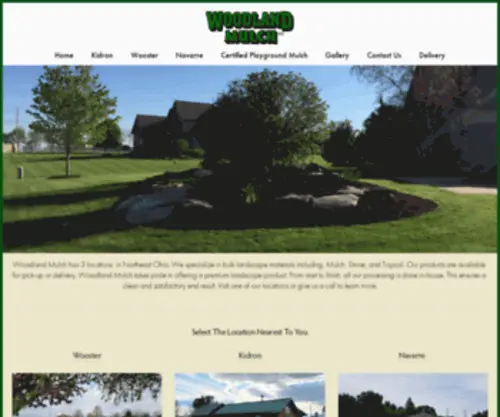 Woodlandmulchoh.com(Woodland Mulch) Screenshot