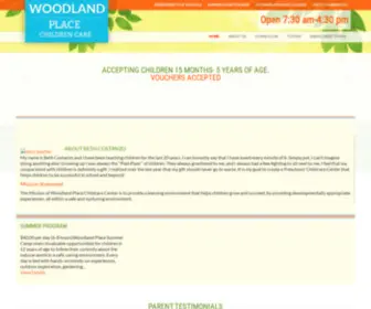 Woodlandplacechildcare.com(A Leader in Early Childhood Education) Screenshot