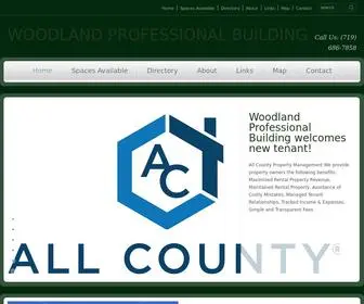 Woodlandprofessionalbuilding.com(Prime Office Space in the Heart of Woodland Park) Screenshot