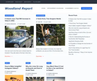 Woodlandreport.com(Woodland Report) Screenshot