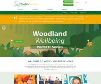 Woodlandschools.com(International Pre) Screenshot