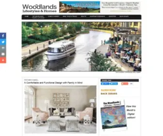 Woodlandslifestylesandhomes.com(Woodlands Lifestyles & Homes magazine Woodlands Lifestyles & Homes magazine) Screenshot