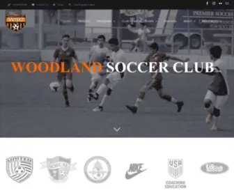 Woodlandsoccerclub.com(Woodland Soccer Club) Screenshot