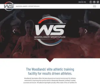 Woodlandssportsplex.com(Woodlands Sportsplex) Screenshot