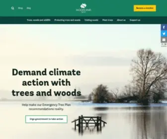 Woodlandtrust.org(UK's Largest Woodland Conservation Charity) Screenshot