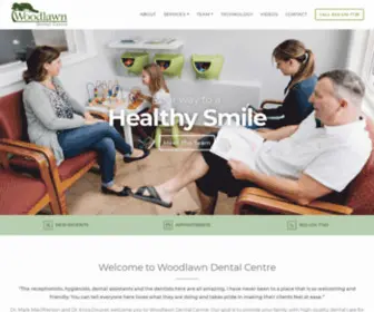 Woodlawndental.ca(Woodlawn Dental Centre) Screenshot