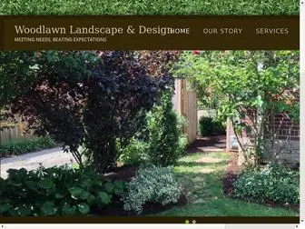 Woodlawnlex.com(Professional Landscape maintenance and design Services) Screenshot