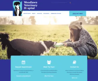 Woodlawnvet.com(Littleton, Colorado Vet) Screenshot