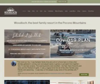 Woodloch.com(Woodloch Resort) Screenshot