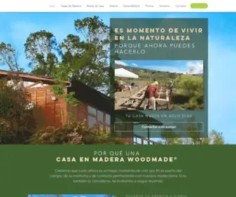 Woodmade.com.co(Casas de Madera Woodmade) Screenshot