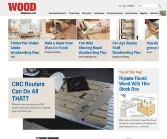 Woodmagazine.com(WOOD Magazine) Screenshot