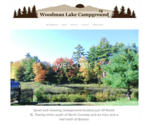 Woodmanlakecampground.com(Woodman Lake Campground) Screenshot