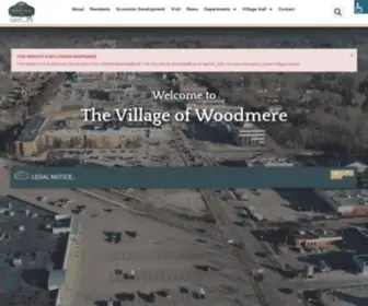 Woodmerevillage.com(Live) Screenshot