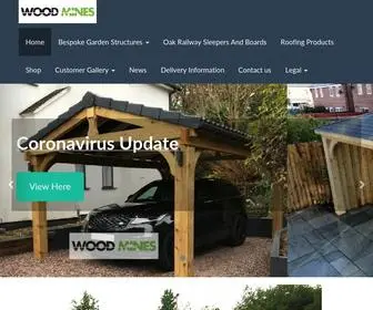 Woodmines.info(Bespoke Wooden Hot Tub Gazebos and Pergolas) Screenshot