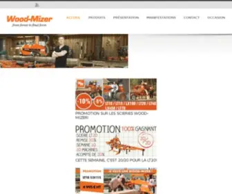 Woodmizer.fr(Wood-Mizer France | Fabrique des scieries mobiles et fixes et lames de scies à ruban) Screenshot