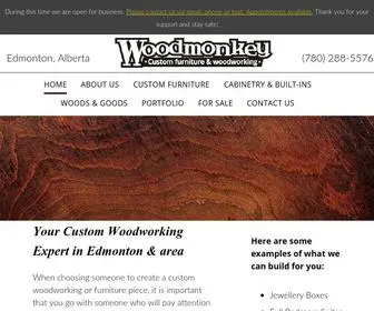 Woodmonkey.ca(Woodmonkey Custom Woodworking & Furniture Edmonton) Screenshot