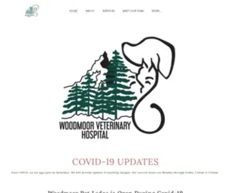 Woodmoorvet.com(Woodmoor Veterinary Clinic) Screenshot