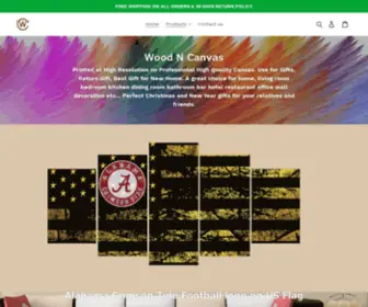 Woodncanvas.com(Wood N Canvas) Screenshot