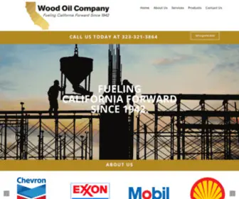 Woodoilcompany.com(Diesel Fuel Delivery Los Angeles & Orange County) Screenshot