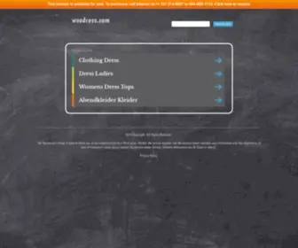 Woodress.com(Forsale Lander) Screenshot