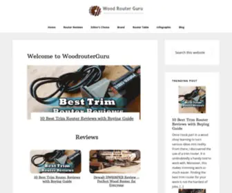 Woodrouterguru.com(Woodworking Tools) Screenshot