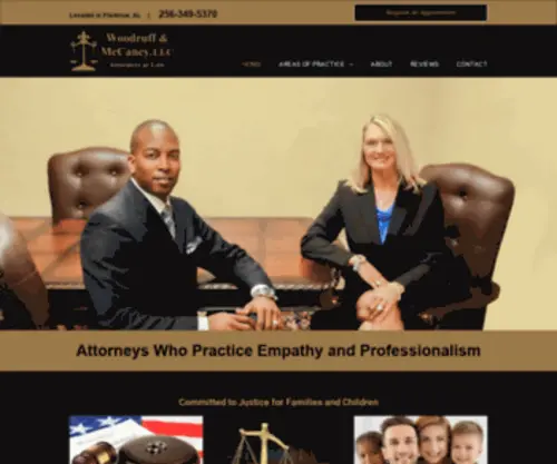 Woodruffandmccaneylaw.com(Woodruff & McCaney Law Firm) Screenshot