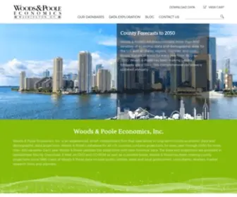 Woodsandpoole.com(Woods & Poole Economics) Screenshot