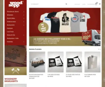 Woodsepp.com(Willkommen im Webshop von Woodstock der Blasmusik) Screenshot